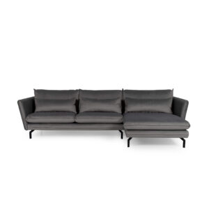 Elford Fabric Corner Sofa Grey