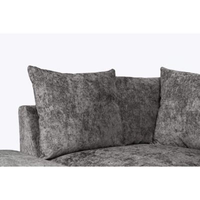 Repton U Shaped Fabric Sofa Grey - Image 6