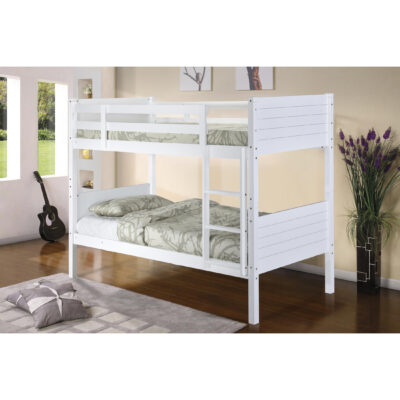 Castleton Bunk – Solid Wood – Single – White – Splits into two beds