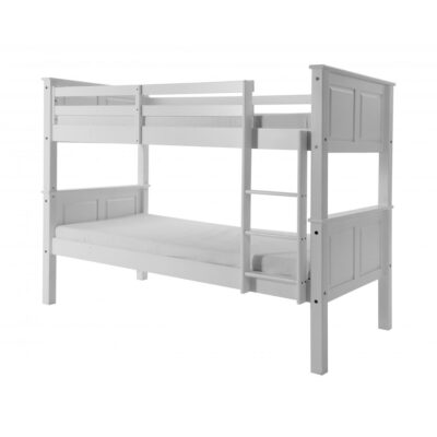 Corona White Bunk.Single.Satin White Painted Finish