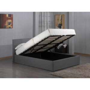 Fusion Fabric Storage 6 Foot Bed Grey
