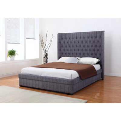 Genesis Linen 6 Foot Bed Dark Grey