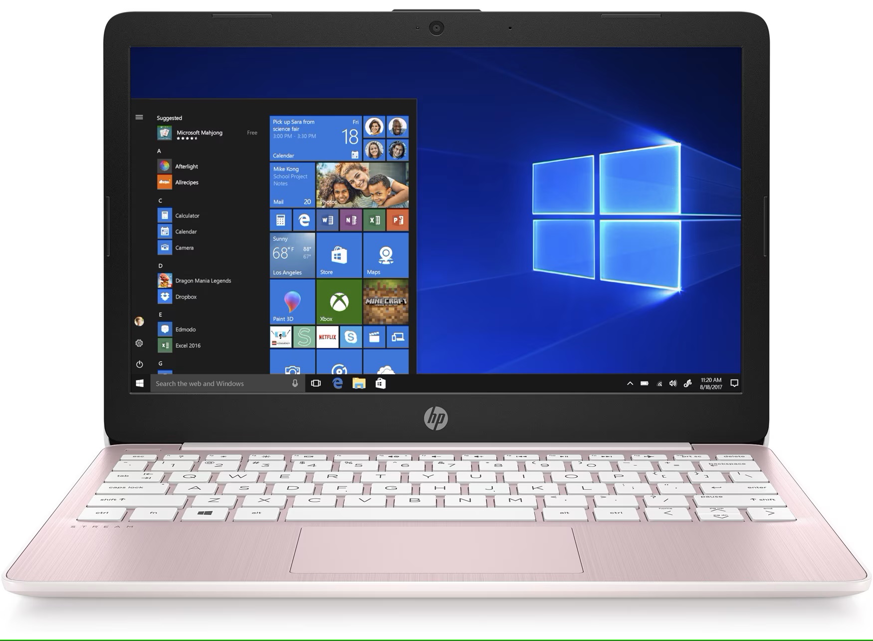 HP Stream Laptop 11-ak0025na with Microsoft 365 Personal 1 year subscription included