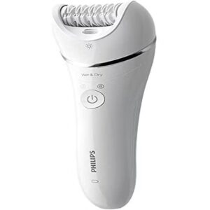 Philips Series 8000 BRE700/00 Wet & Dry Cordless Epilator with Opti-Light and Anti-Slip Feature