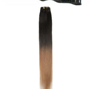 I&K Clip In Human Hair Extensions – Quick Length T2/27