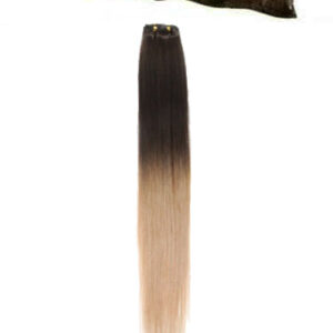 I&K Clip In Human Hair Extensions – Quick Length T4/27